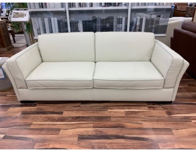 New Floor Model Natuzzi Editions B888 Leather Sofa Take 55% Off